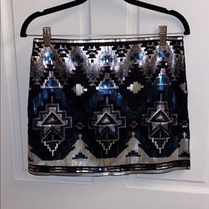Express Sequin Skirt. NWT